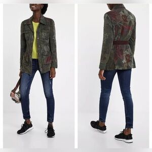 Camoflower military jacket size 34 USA S B29